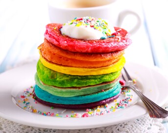 Regenboog american pancakes