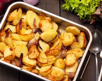 Aardappels met salie en mandarijn