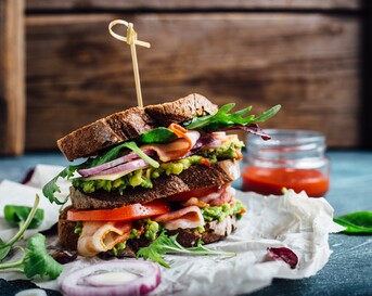Gegrilde clubsandwich