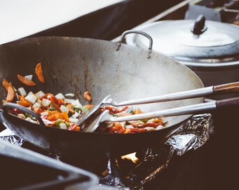 Spitskool wokken