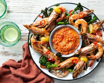 GRILDE GAMBA'S MET ROMESCOSAUS