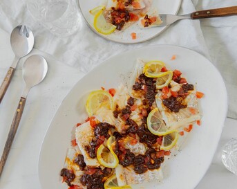 Spicy kabeljauw