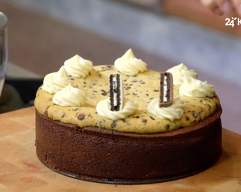 Chocolate chip cookie taart