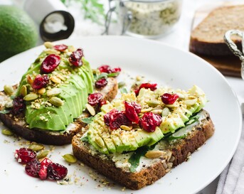 Broodje avocado gezond
