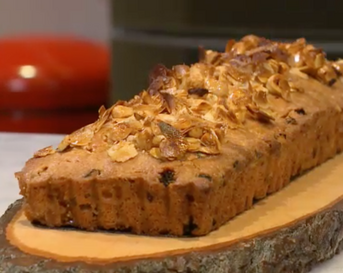 Notencake met zuidvruchten