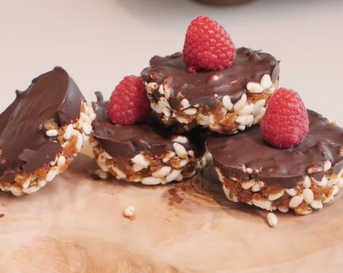 Vegan chocolade-pindakaasrepen