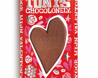 Tony's chocolonely valentijn chocoladereep