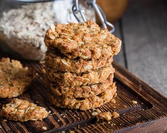 vegan havermoutkoekjes met banaan