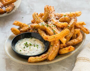 hartige churros met kaasdip