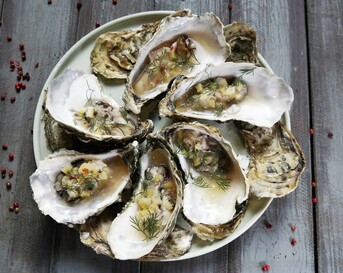 gepocheerde oesters