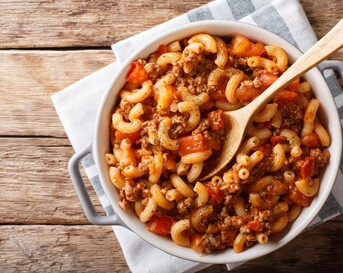 macaroni met bolognesesaus