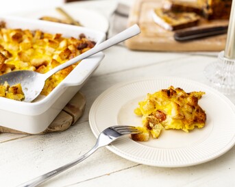 Ovenomelet met tomaat en cheddar