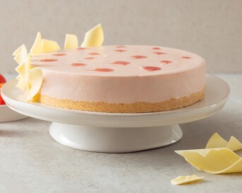 No Bake Aardbeien Cheese Cake