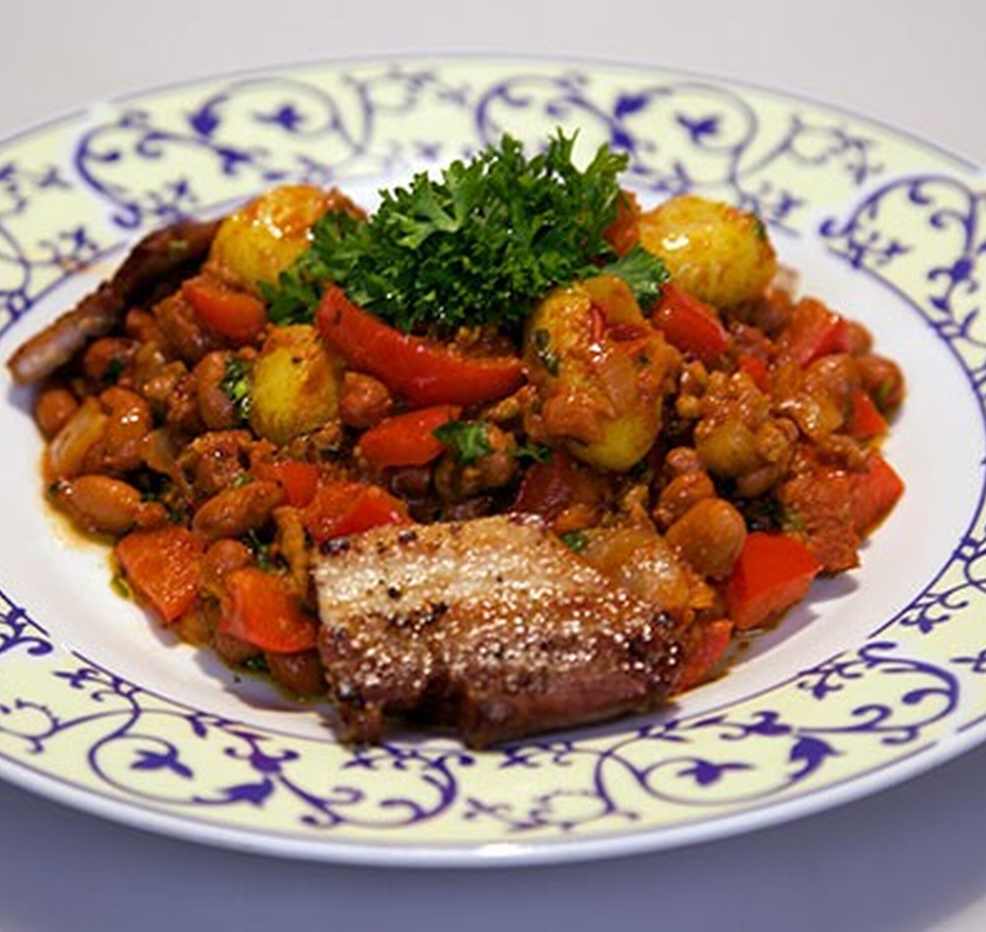 Voor spek en bonen (milde chili con carne met een speklapje) recept