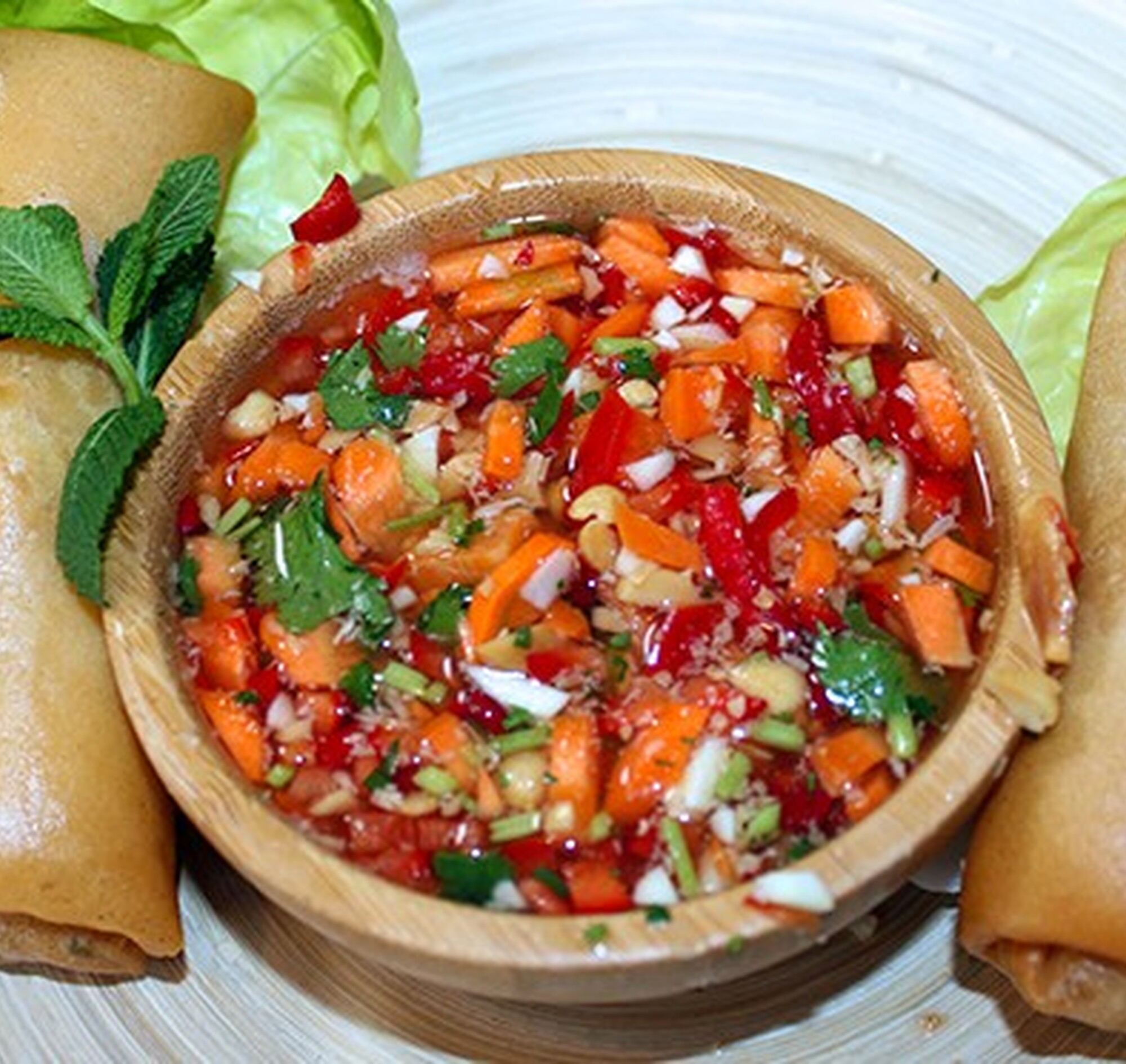 Krokante loempia’s met dipsaus 24Kitchen