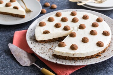 No-bake pepernotencheesecake