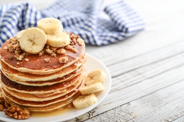 Bananen pannenkoekjes banana pancakes