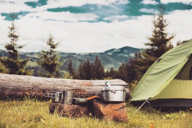 koken op de camping