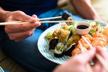 Sushi etiquette