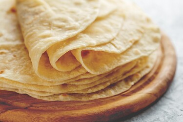 gerechten van tortilla wraps