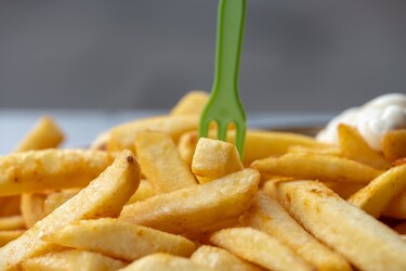 overgebleven frietjes verwarmen
