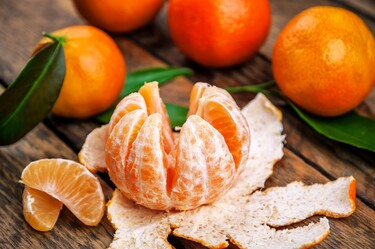 mandarijn velletje