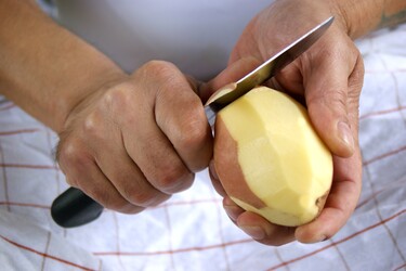 aardappels schillen