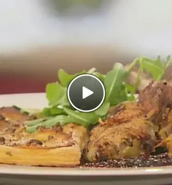 Lamskoteletten met aardappelkorst
