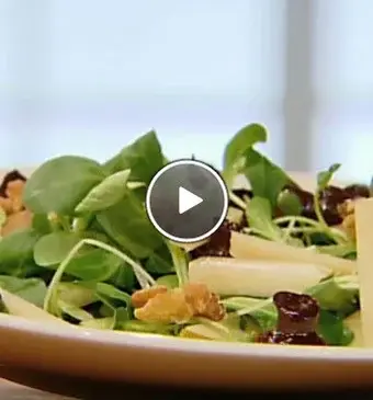 Salade met portchampignons