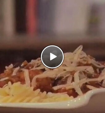 Vegetarische pastasaus