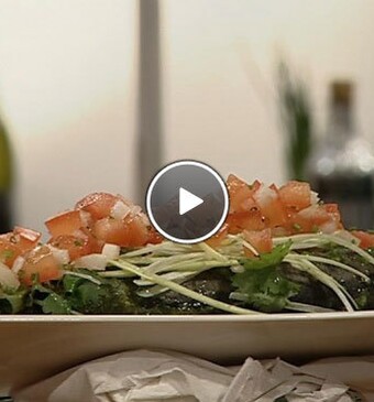 Gestoomde Forel met Hawaiiaanse Pesto