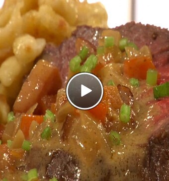 Runderhaas met Spätzle