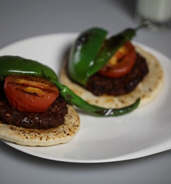 Antakya kebab met gegrilde groente
