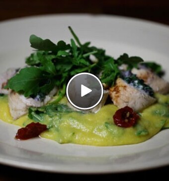 Gevulde kipfilet met Italiaanse polenta