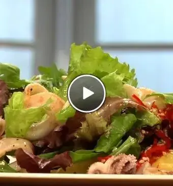Inktvissalade