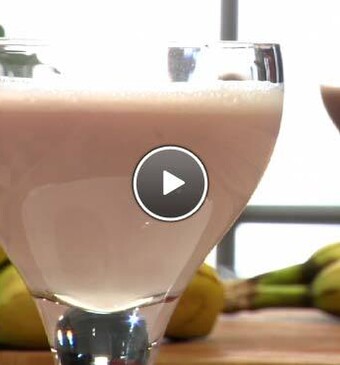 Bananen-cranberry smoothie