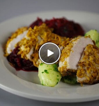 Kip gepaneerd met cornflakes