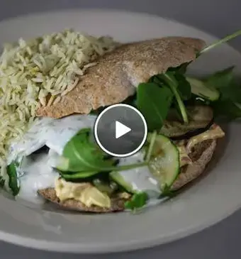 Pita’s gevuld met groente