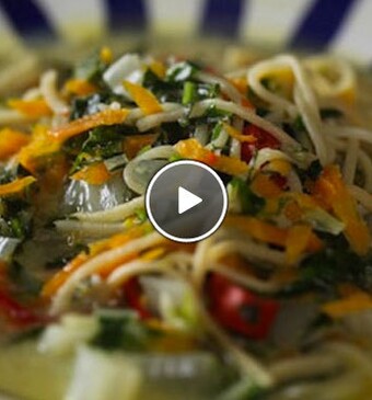 Pikante Thaise kippensoep