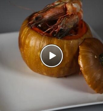 Garnalen in pompoen (Brazilië)