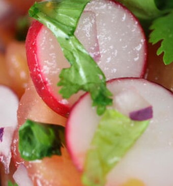 Salade tomaat en radijs