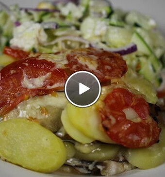 Vegetarische moussaka