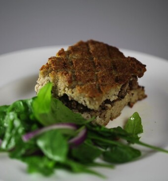 Kibbeh met pijnboompitjes