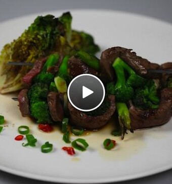 Japanse spiezen met teriyakisaus