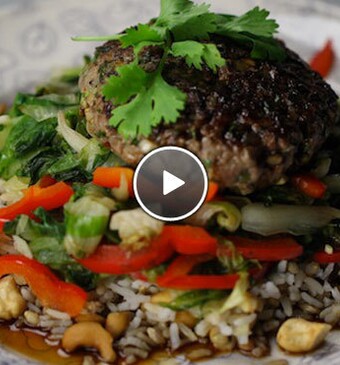 Oosterse tartaartjes met roergebakken andijvie