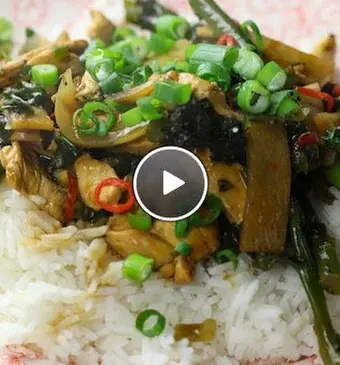 Thaise roerbak met kip en broccoli
