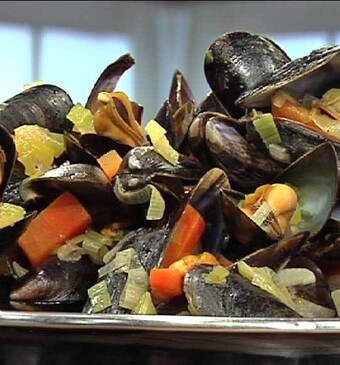 Mosselen met abdijbier