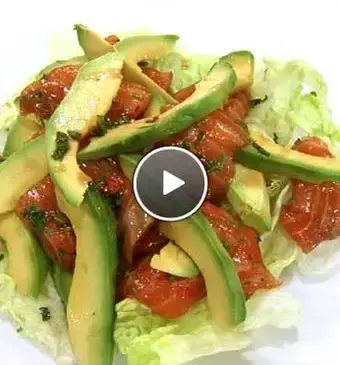 Thaise zalmsalade