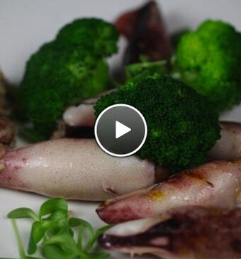 Japanse stijl gevulde pijlinktvis