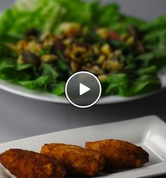 Crocché di patate & Romaanse sla met cucunci